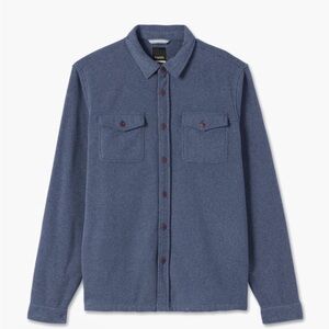 Vuori Aspen Shirt Jacket Medium and XL Color: Azure Heather NWT
